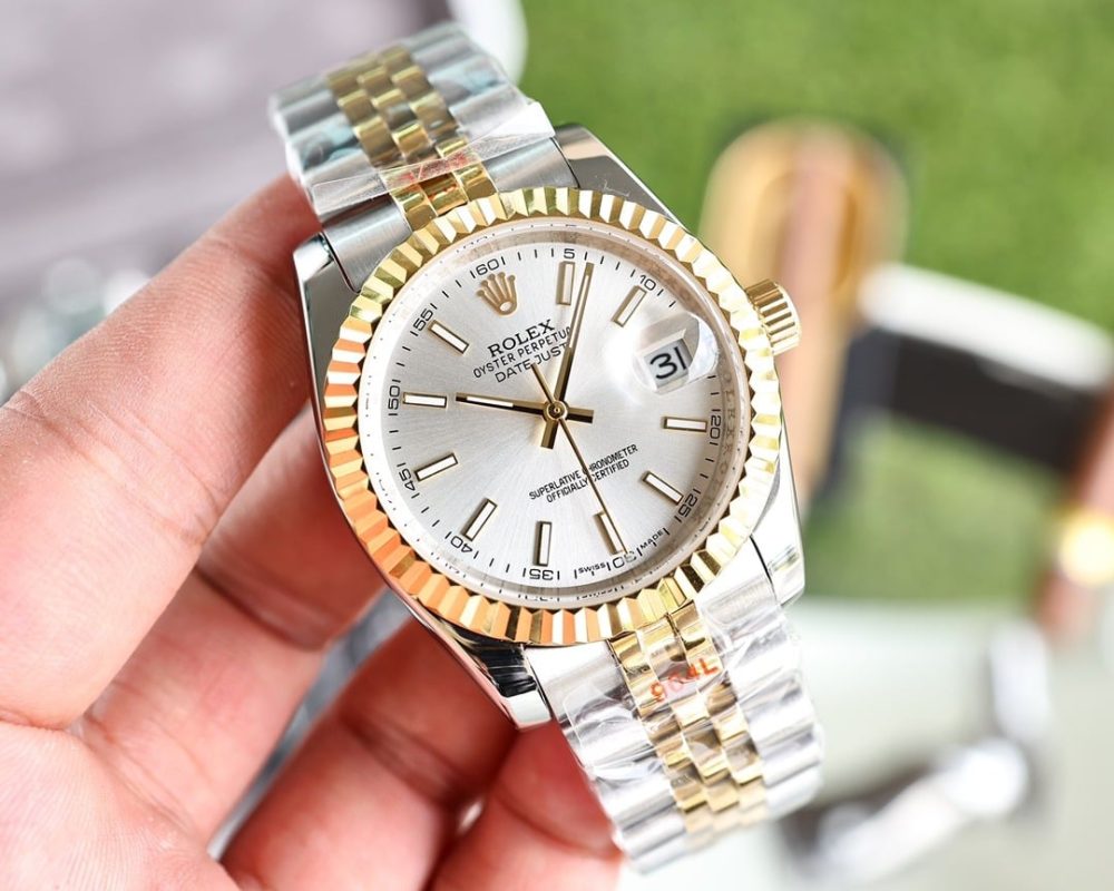Rolex Datejust 36mm Silver Toned For Men 179174 - Image 2