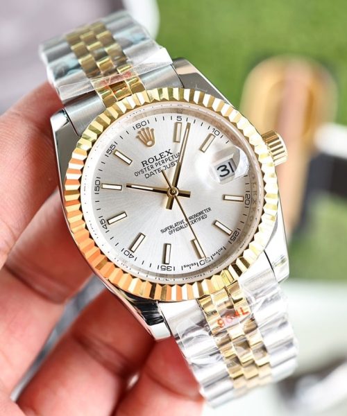 Rolex Datejust 36mm Silver Toned For Men 179174