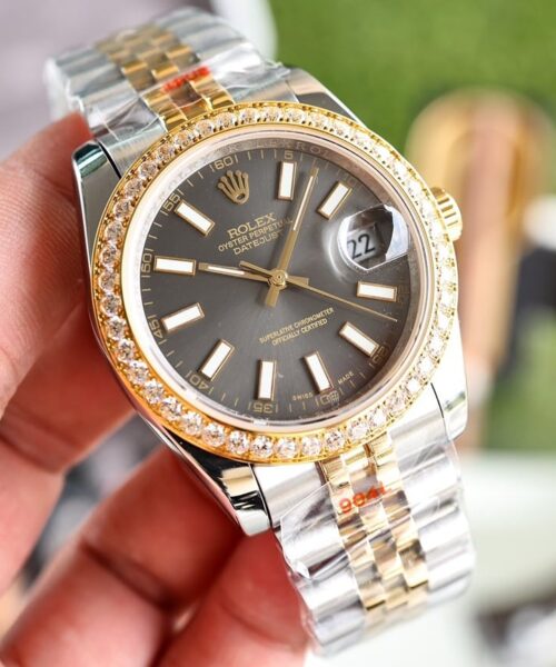Rolex Datejust 36mm Silver Toned For Men 179174