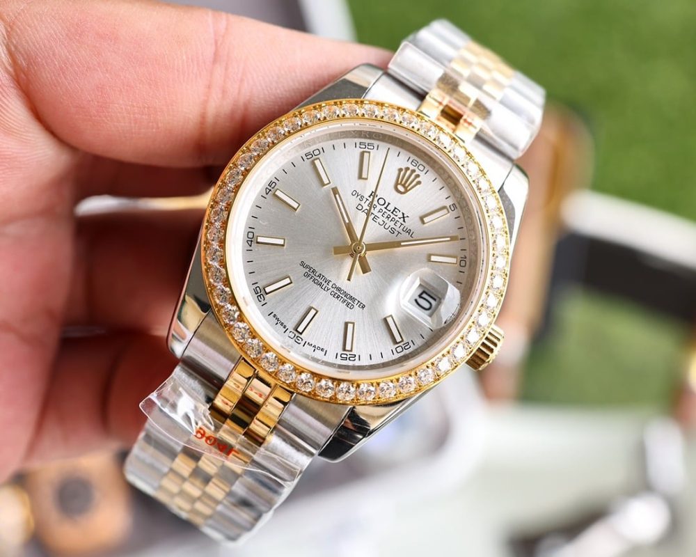 Rolex Datejust 36mm Silver Toned For Men 179174 - Image 3