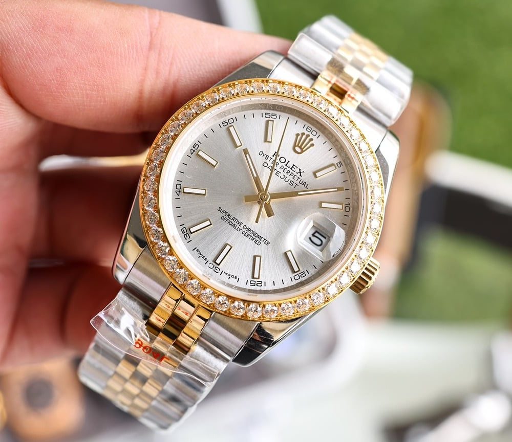 Rolex Datejust 36mm Silver Toned For Men 179174