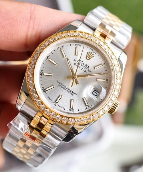 Rolex Datejust 36mm Silver Toned For Men 179174