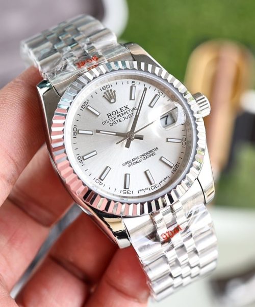 Rolex Datejust 36mm Silver Toned For Men 68274