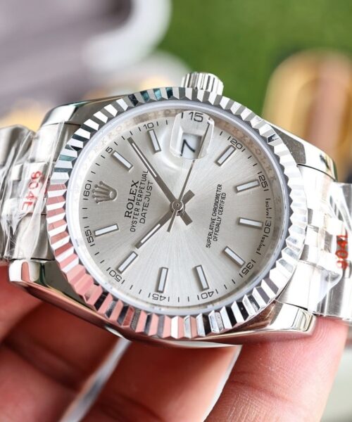 Rolex Datejust 36mm Silver Toned For Men 68274