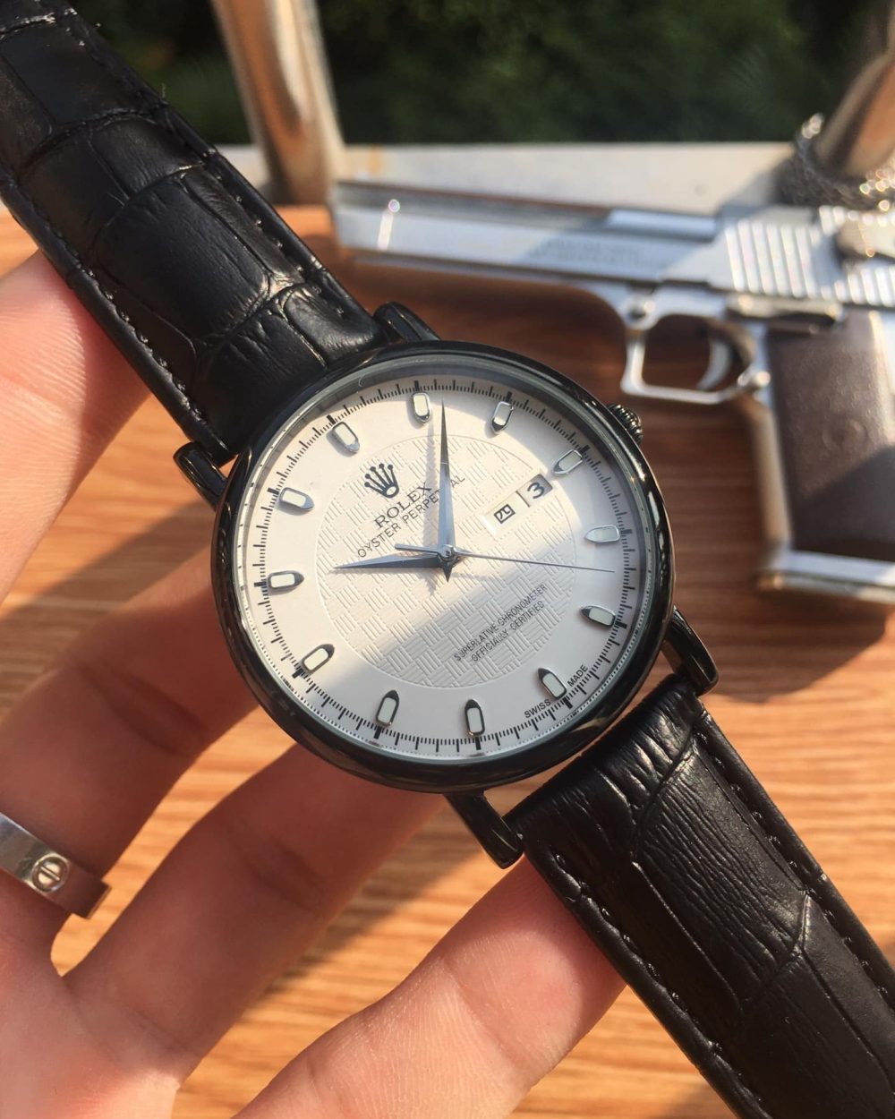 Rolex Datejust 41 Black Metal Toned For Men