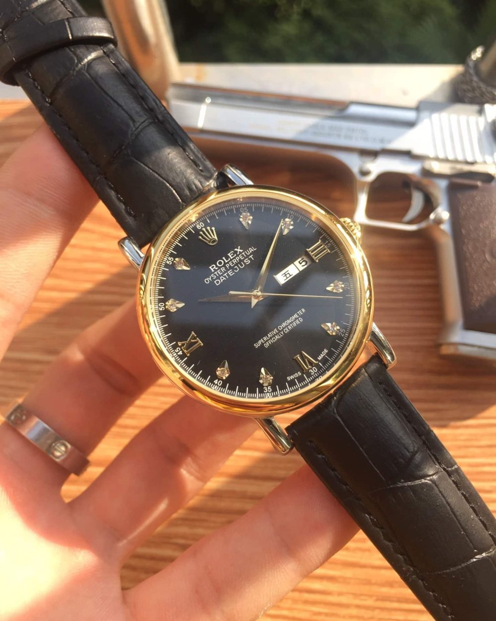 Rolex Datejust 41 Gold Toned For Men