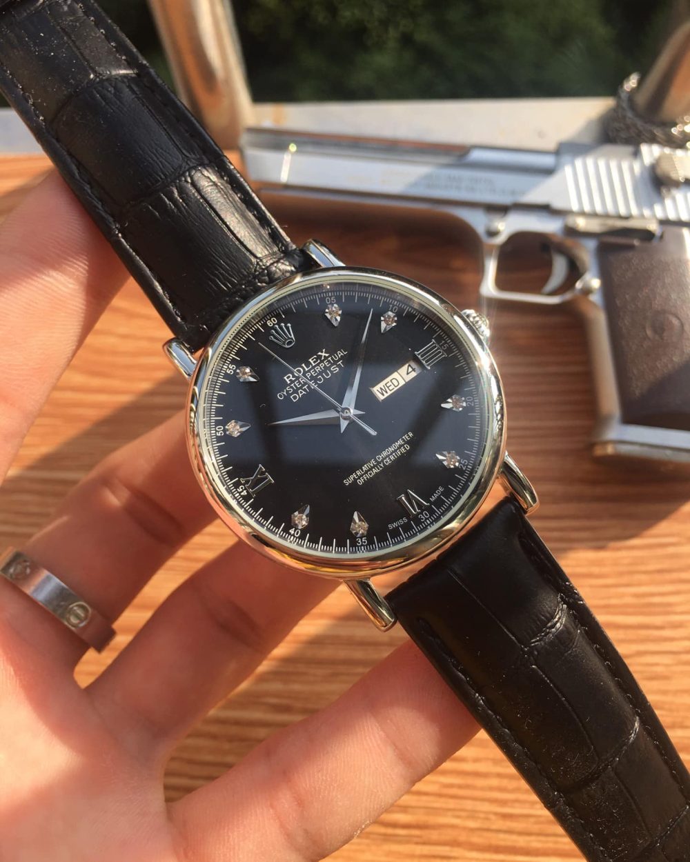 Rolex Datejust 41 Silver Toned For Men