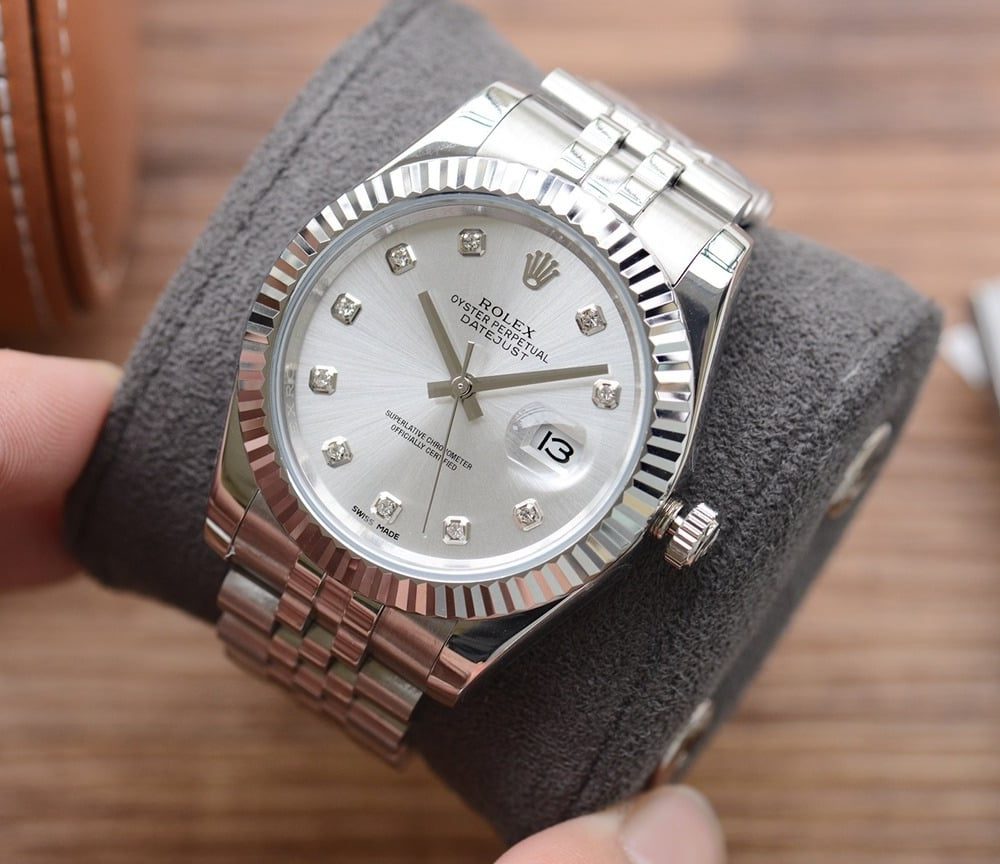 Rolex Datejust 41 Silver Toned For Men 79174