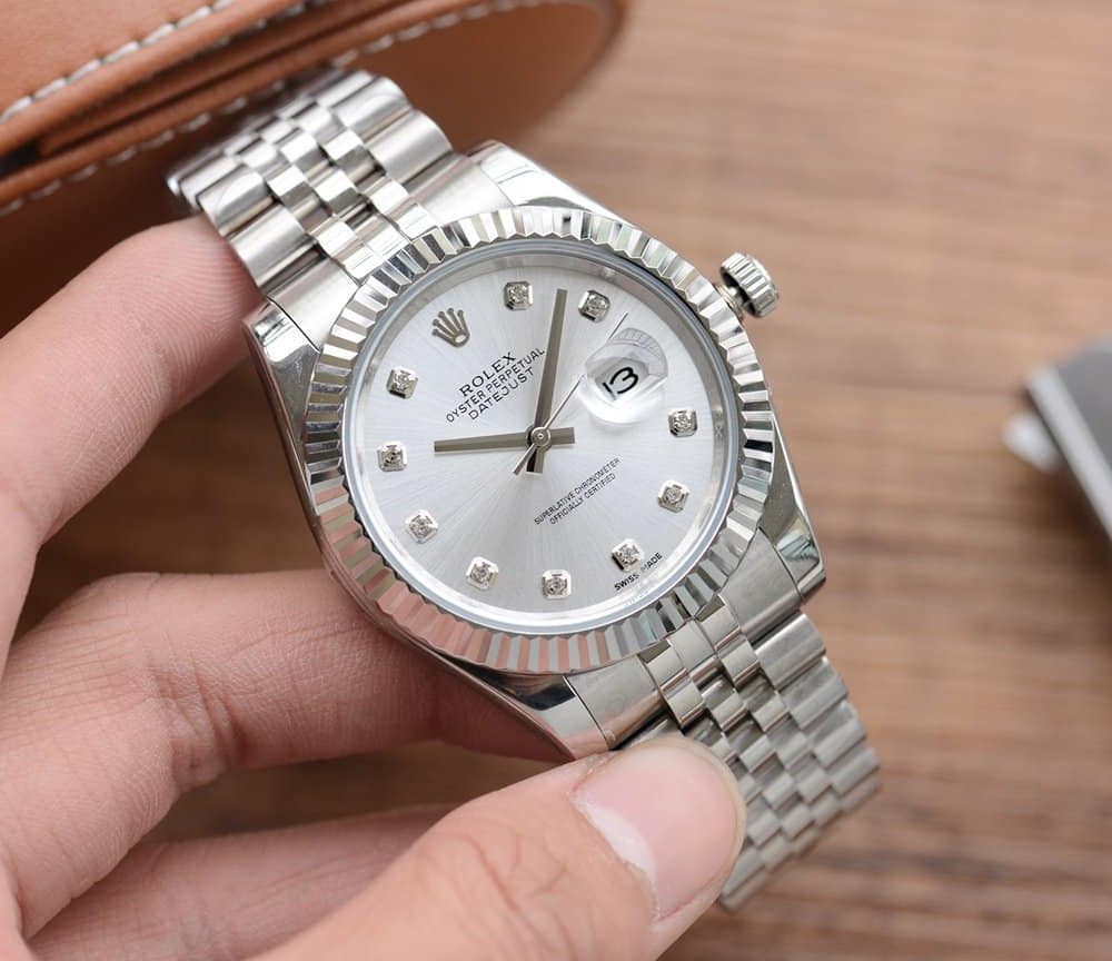 Rolex Datejust 41 Silver Toned For Men 79174