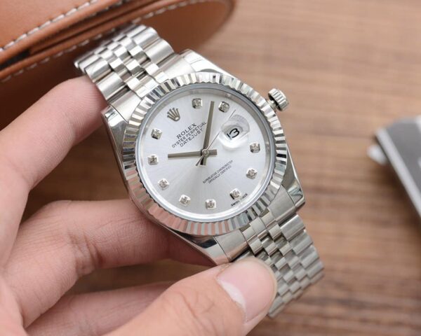 Rolex Datejust 41 Silver Toned For Men 79174