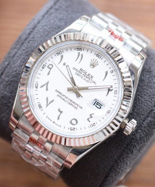 Rolex Datejust 41 Silver Toned For Men