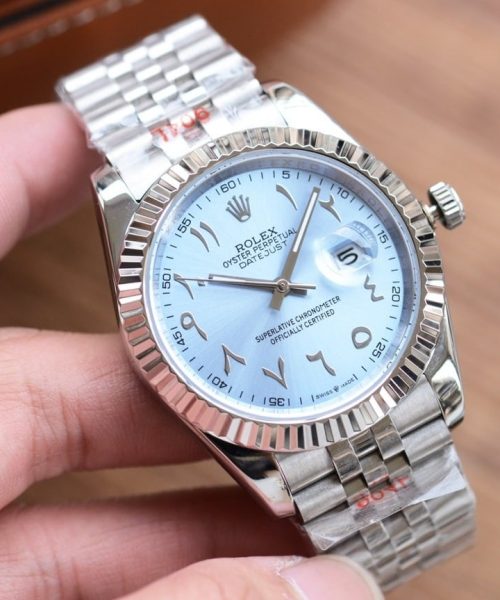 Rolex Datejust 41 Silver Toned For Men