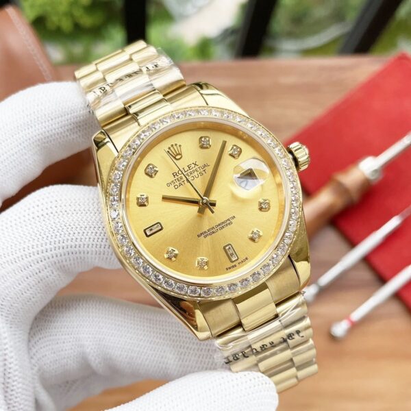 Rolex Datejust 41mm Oyster Perpetual Gold Toned For Men 1454096