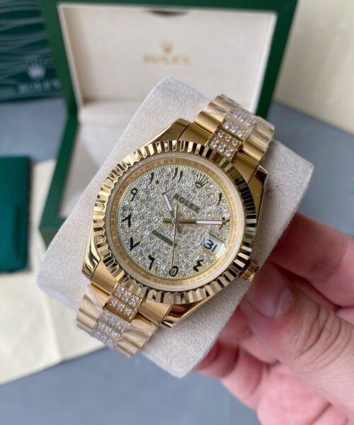 Rolex Datejust 41mm Oyster Perpetual Gold Toned For Men