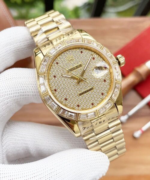 Rolex Datejust 41mm Oyster Perpetual Gold Toned For Men