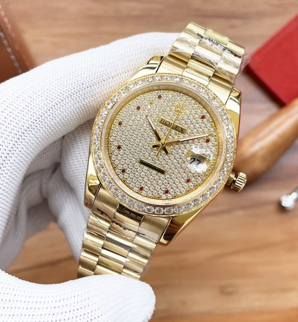 Rolex Datejust 41mm Oyster Perpetual Gold Toned For Men