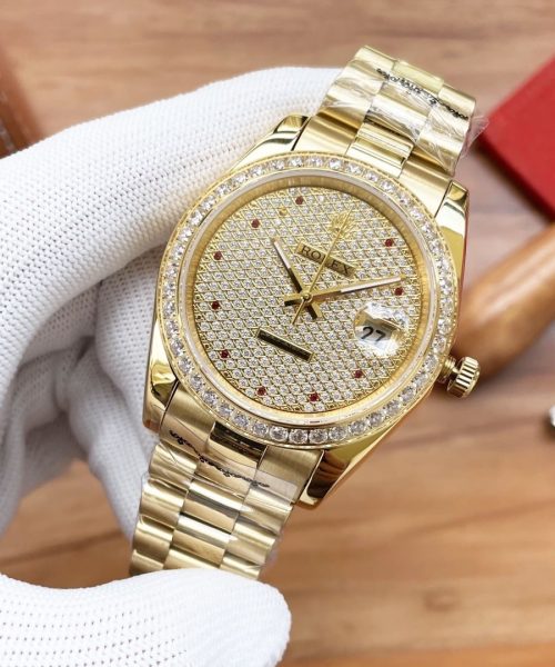 Rolex Datejust 41mm Oyster Perpetual Gold Toned For Men