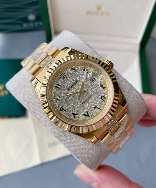 Rolex Datejust 41mm Oyster Perpetual Gold Toned For Men