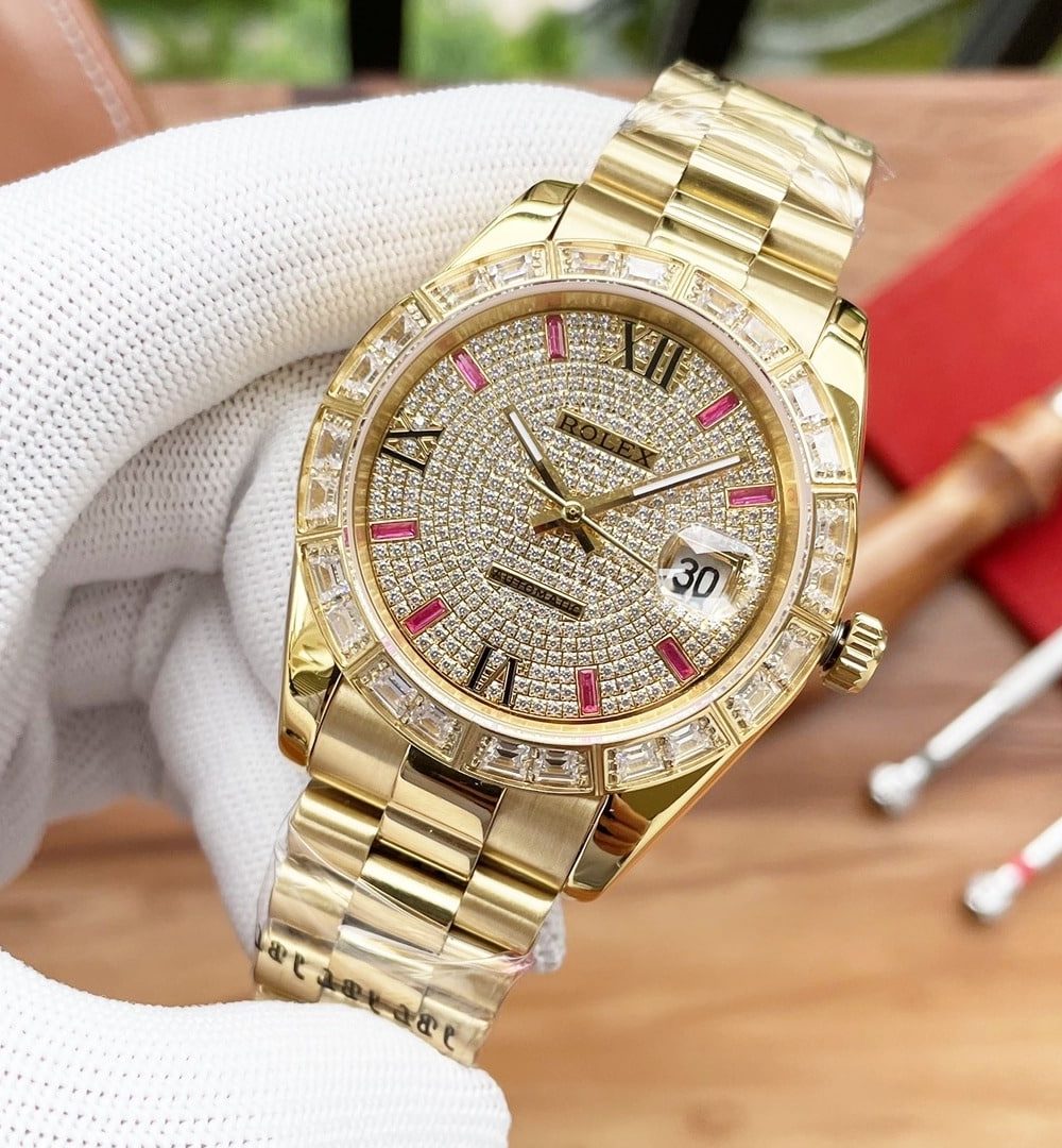 Rolex Datejust 41mm Oyster Perpetual Gold Toned For Men