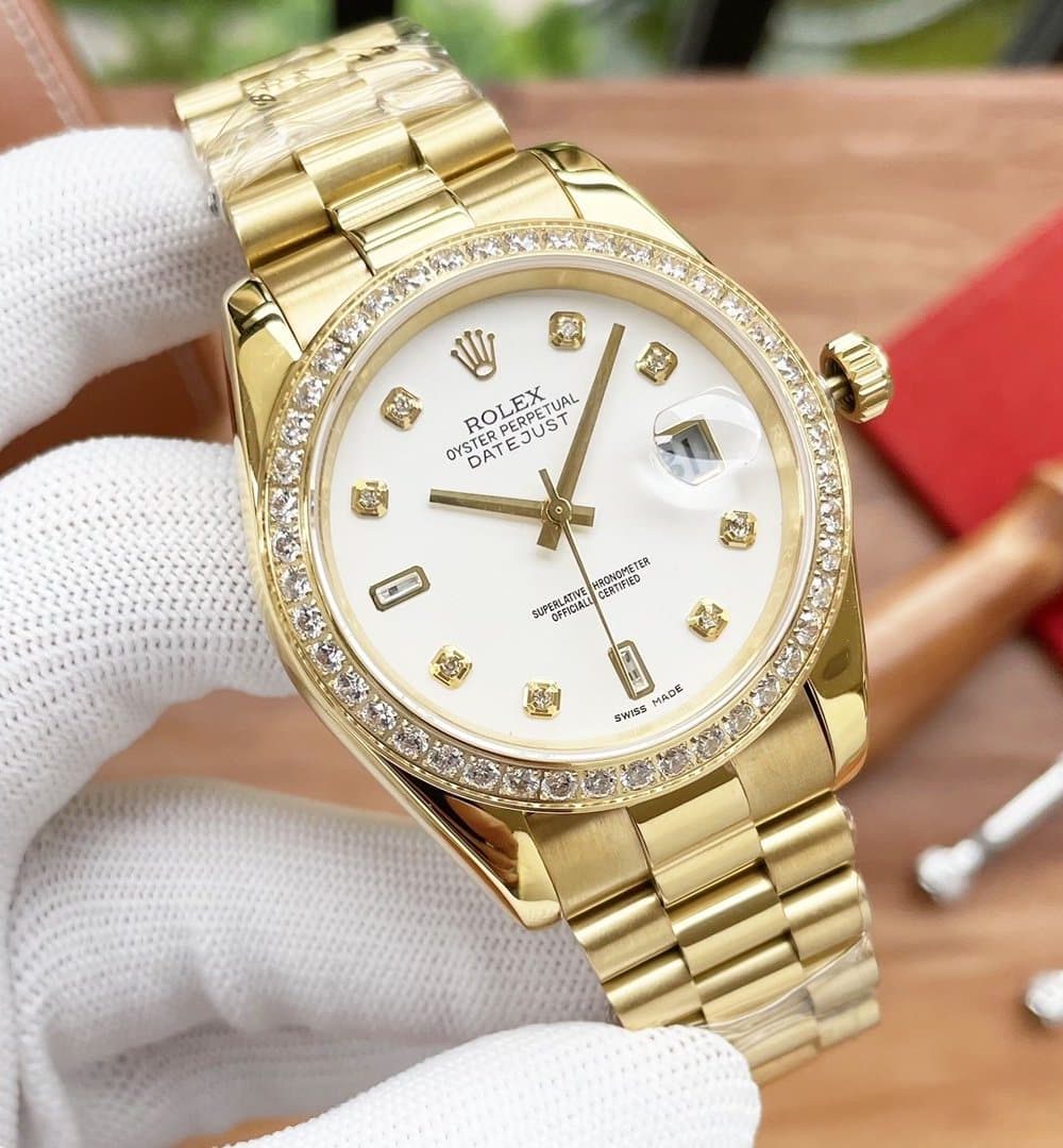 Rolex Datejust 41mm Oyster Perpetual Gold Toned For Men