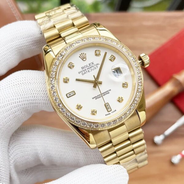 Rolex Datejust 41mm Oyster Perpetual Gold Toned For Men