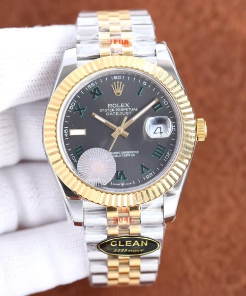 Rolex Datejust 41mm Oyster Perpetual Silver Toned For Men 116333
