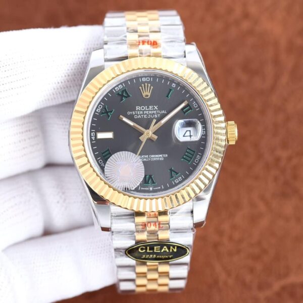 Rolex Datejust 41mm Oyster Perpetual Silver Toned For Men 116333