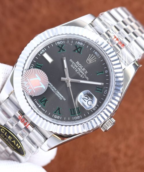 Rolex Datejust 41mm Oyster Perpetual Silver Toned For Men
