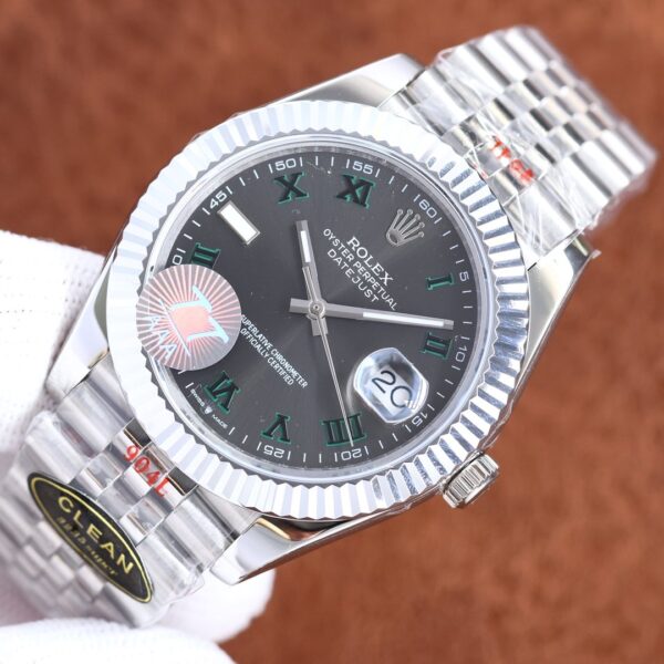 Rolex Datejust 41mm Oyster Perpetual Silver Toned For Men