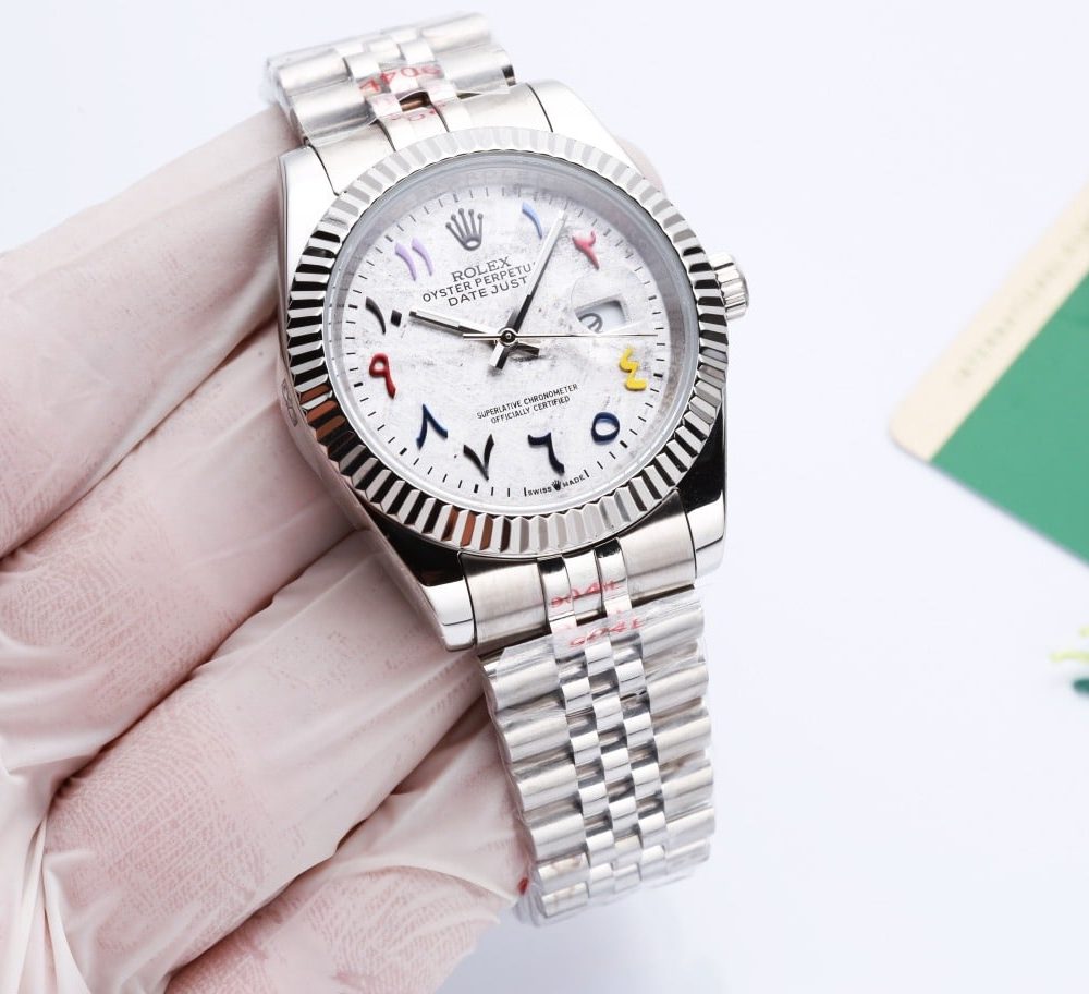 Rolex Datejust 41mm Oyster Perpetual Silver Toned For Men