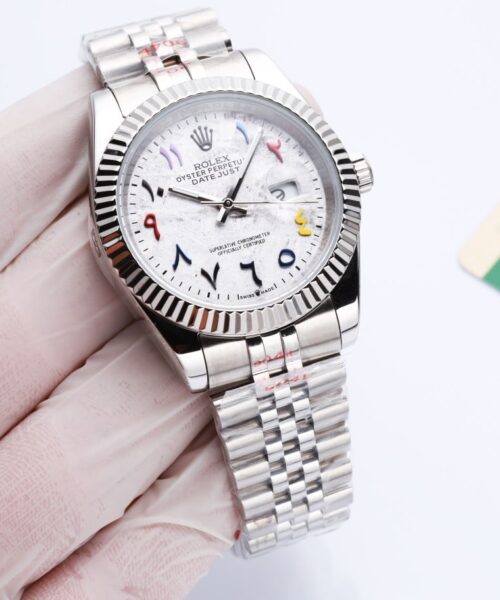 Rolex Datejust 41mm Oyster Perpetual Silver Toned For Men