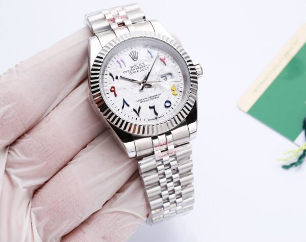 Rolex Datejust 41mm Oyster Perpetual Silver Toned For Men
