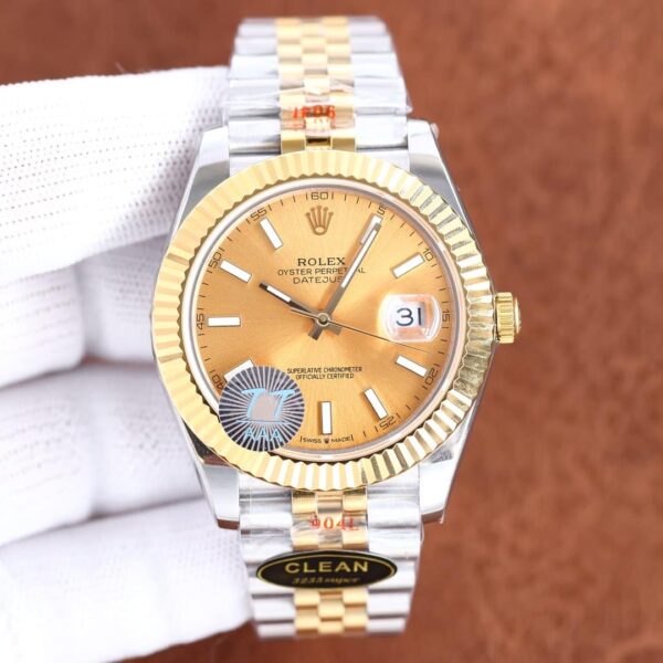 Rolex Datejust 41mm Oyster Perpetual Silver Toned For Men 69173