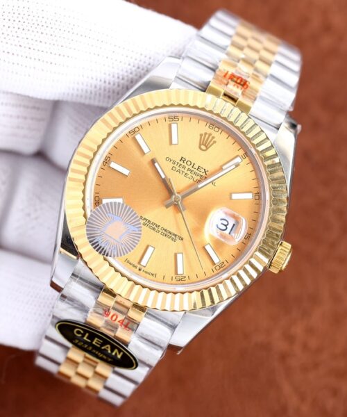 Rolex Datejust 41mm Oyster Perpetual Silver Toned For Men 69173