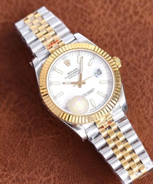 Rolex Datejust 41mm Oyster Perpetual Silver Toned For Men 70173