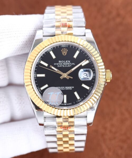 Rolex Datejust 41mm Oyster Perpetual Silver Toned For Men