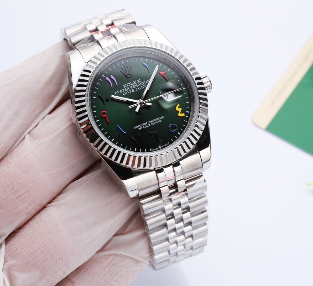 Rolex Datejust 41mm Oyster Perpetual Silver Toned For Men