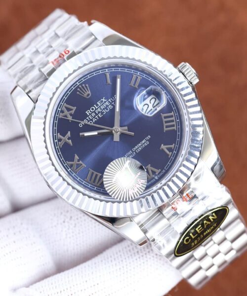 Rolex Datejust 41mm Oyster Perpetual Silver Toned For Men