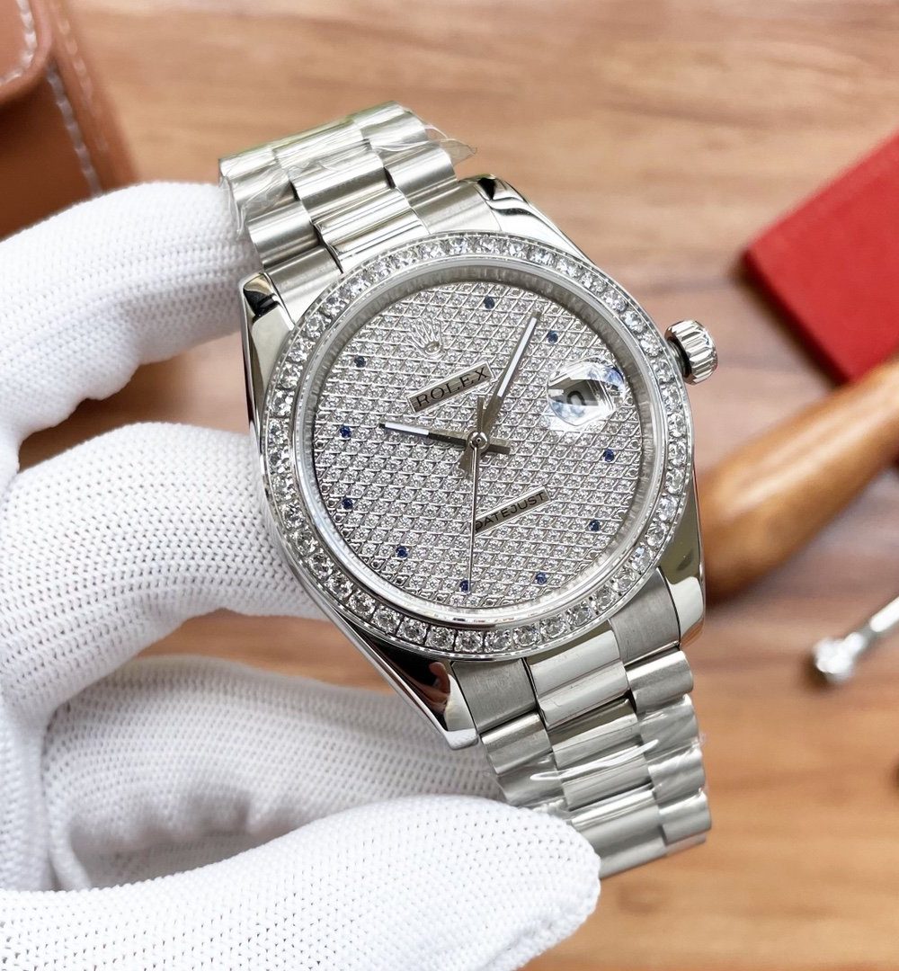 Rolex Datejust 41mm Oyster Perpetual Silver Toned For Men