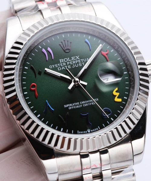 Rolex Datejust 41mm Oyster Perpetual Silver Toned For Men