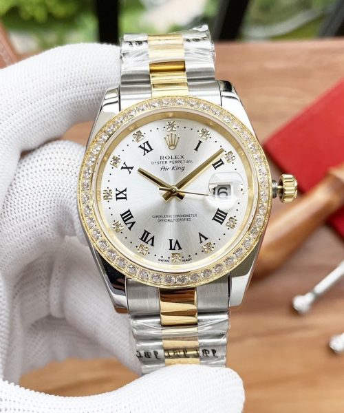 Rolex Datejust 41mm Oyster Perpetual Silver Toned For Men