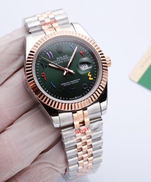 Rolex Datejust 41mm Oyster Perpetual Silver Toned For Men