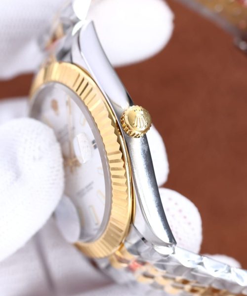 Rolex Datejust 41mm Oyster Perpetual Silver Toned For Men