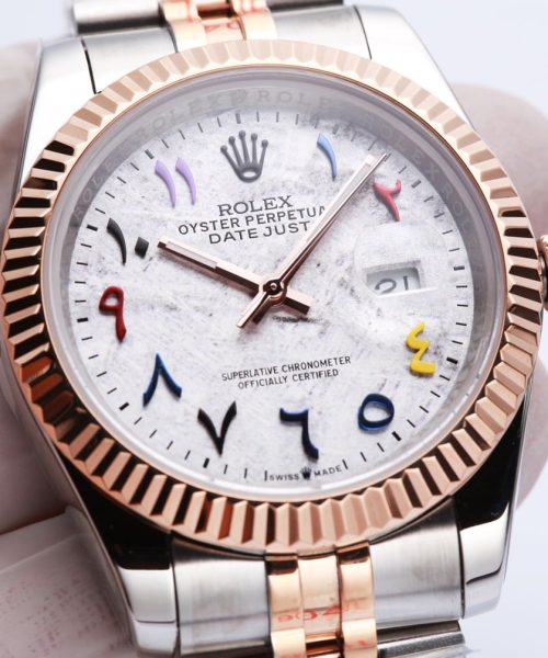 Rolex Datejust 41mm Oyster Perpetual Silver Toned For Men