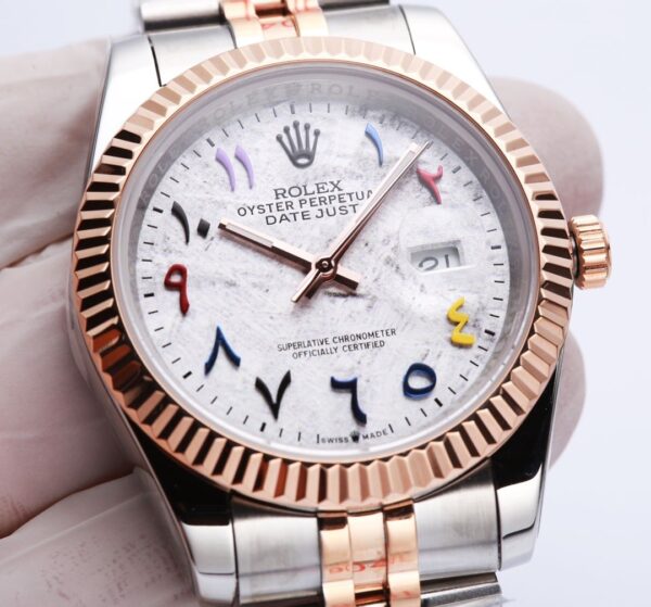 Rolex Datejust 41mm Oyster Perpetual Silver Toned For Men