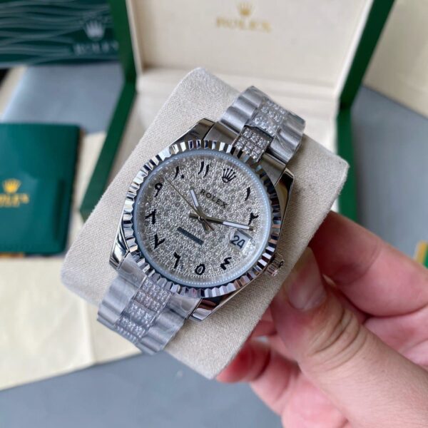 Rolex Datejust 41mm Oyster Perpetual Silver Toned For Men