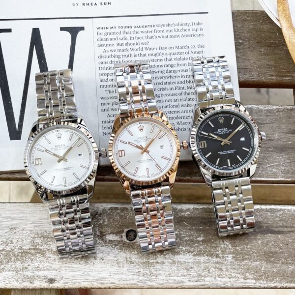 Rolex Datejust 41mm Oyster Perpetual Silver Toned For Men