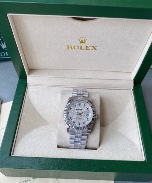 Rolex Datejust 41mm Oyster Perpetual Silver Toned For Men