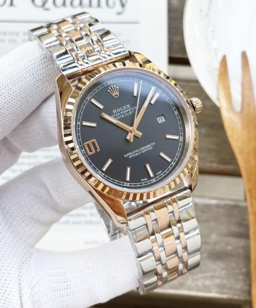 Rolex Datejust 41mm Oyster Perpetual Silver Toned For Men