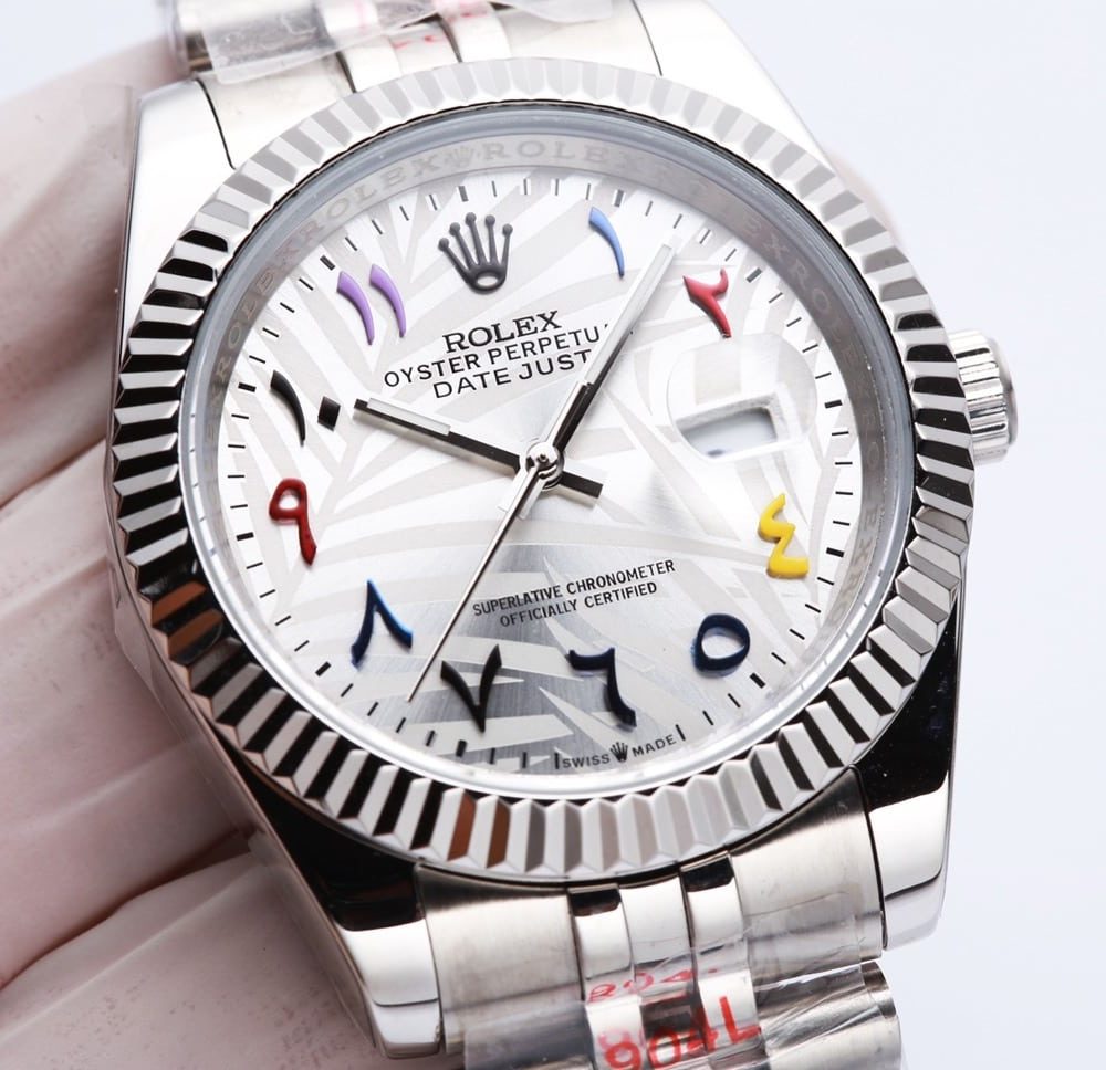 Rolex Datejust 41mm Oyster Perpetual Silver Toned For Men